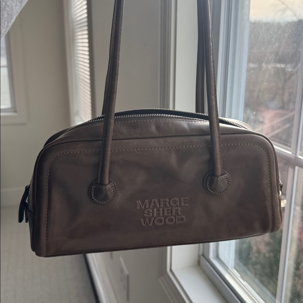 SOFT BOSTON EW_washed brown pull-up bag - Picture 2 of 8